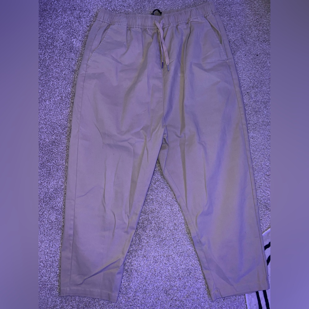Men's ASOS Baggy Tan Ankle Pants